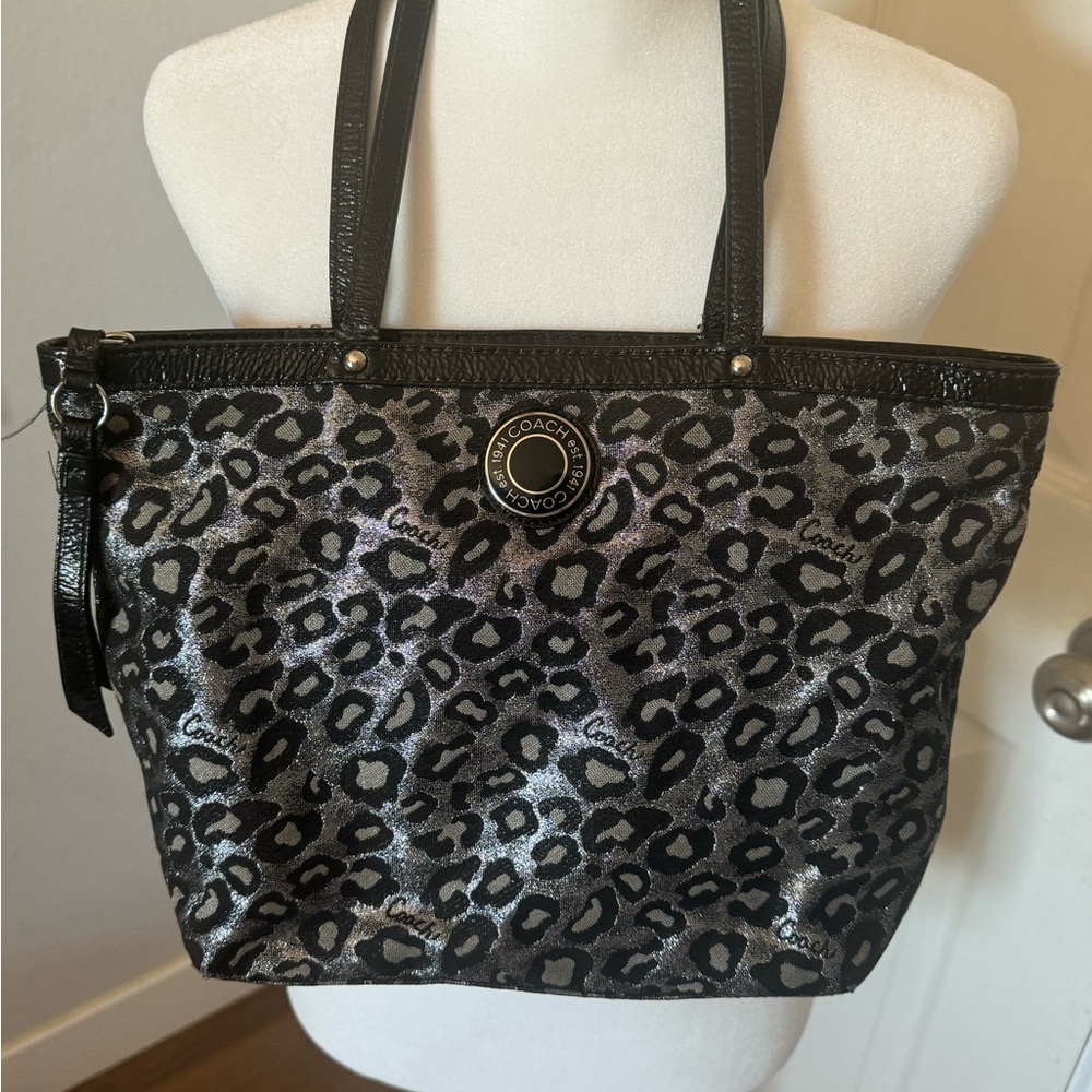 vintage coach audrey ocelot purse